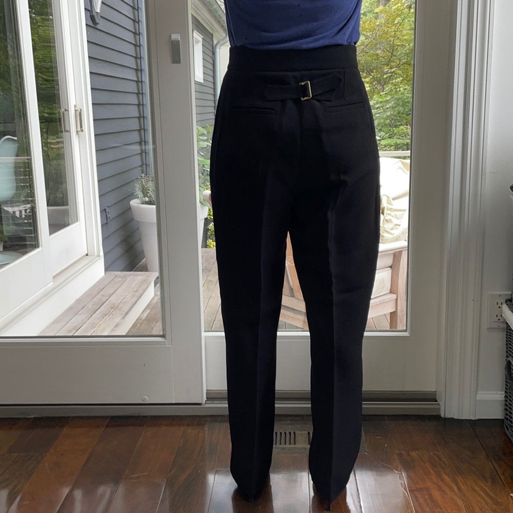 Lanvin black suit pants